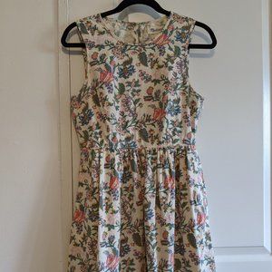 Madewell Garden Vines Floral Sundress